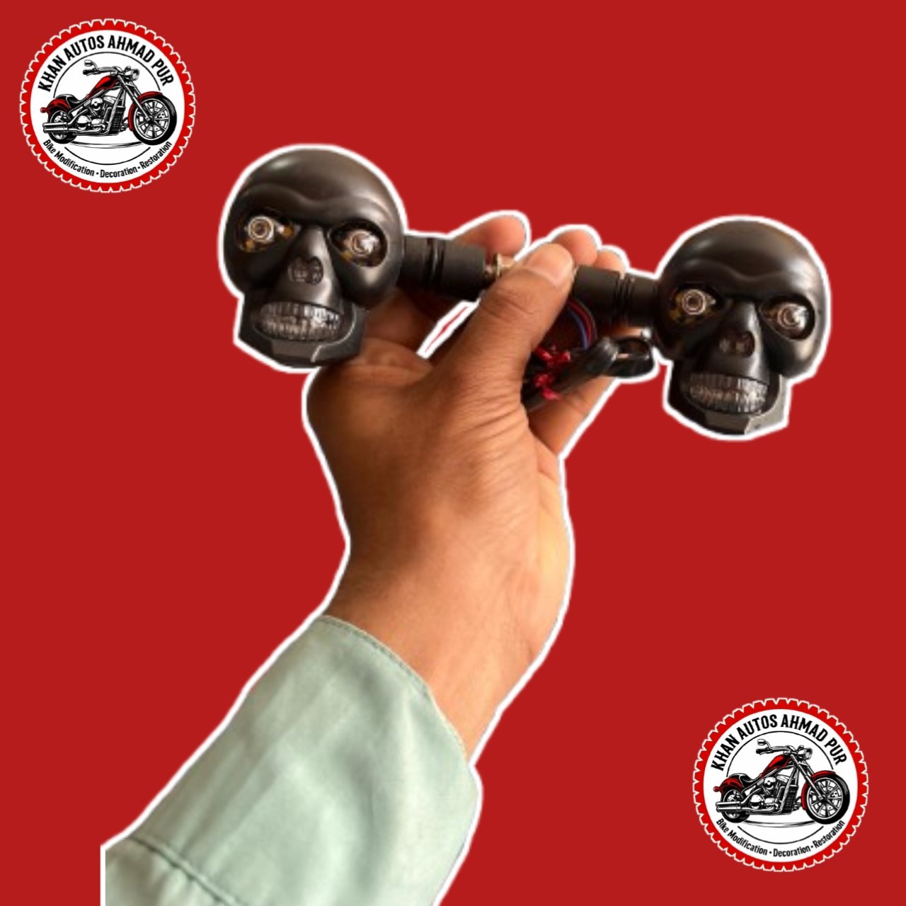 Skull š Bike Indicators ā Bold. Aggressive. Unique